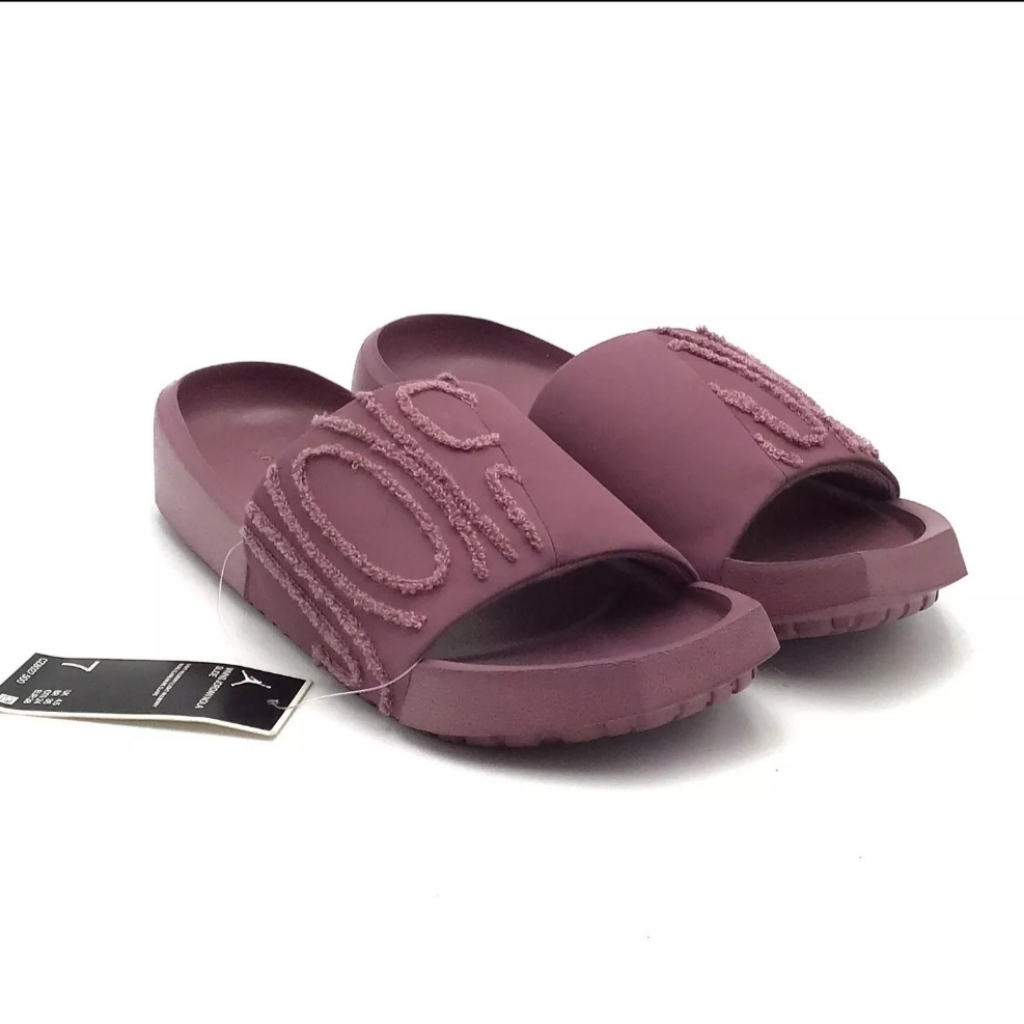Nwt Jordan Women's Nola Cz8027-500 Light Mulberry Slide Sandals - Size 7